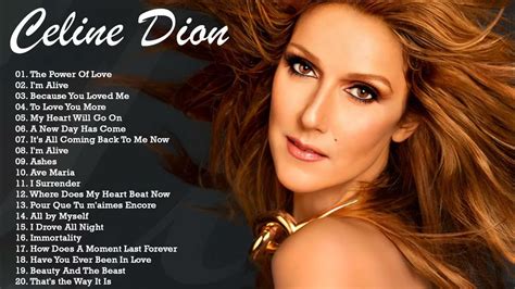 list of songs by celine dion|celine dion hit songs list.